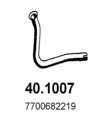 Asso 40.1007 Exhaust pipe 401007