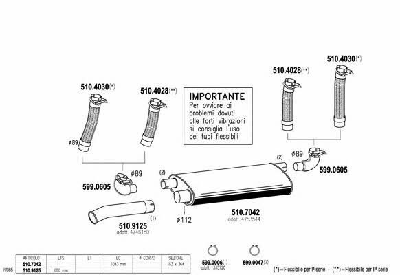  ARTTRUCK143 Exhaust system ARTTRUCK143