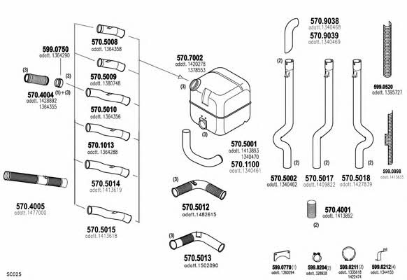  ARTTRUCK652 Exhaust system ARTTRUCK652