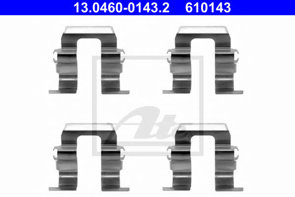 Ate 13.0460-0143.2 Mounting kit brake pads 13046001432