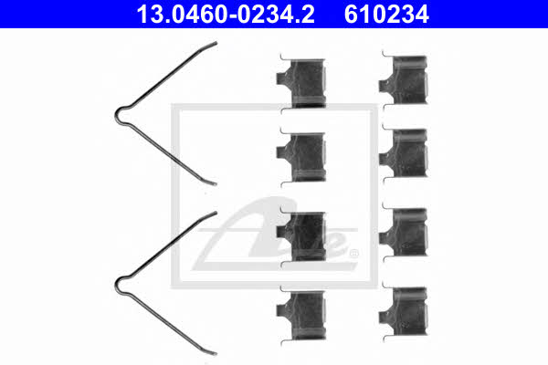 Ate 13.0460-0234.2 Mounting kit brake pads 13046002342