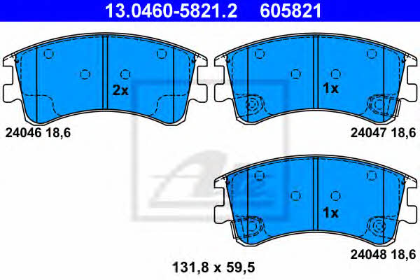 Ate Brake pad set – price 189 PLN