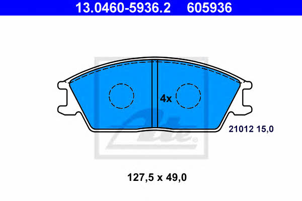Ate Brake pad set – price [object Object] PLN