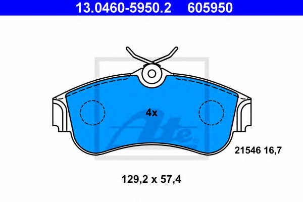 Ate Brake pad set – price [object Object] PLN