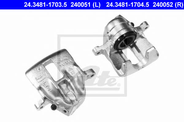 Ate 24.3481-1704.5 Brake caliper front right 24348117045