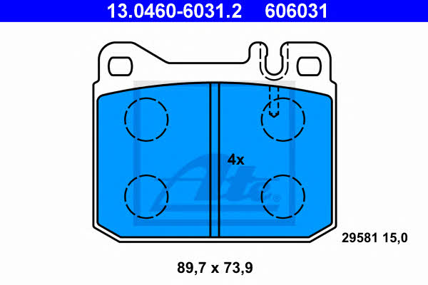 Ate Brake pad set – price [object Object] PLN