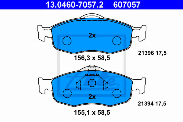 Ate Brake pad set – price [object Object] PLN