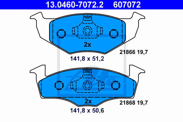 Ate Brake pad set – price [object Object] PLN