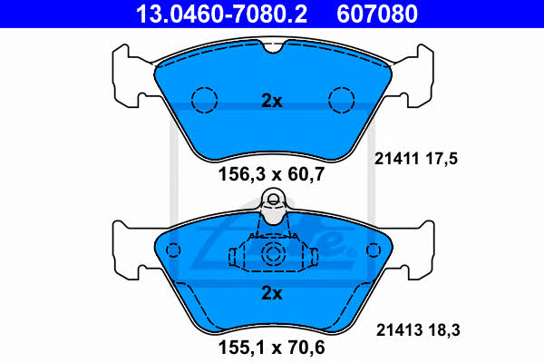 Ate Brake pad set – price [object Object] PLN