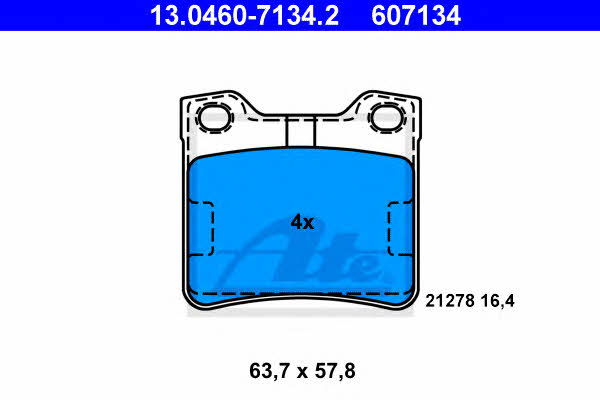 Ate Brake pad set – price [object Object] PLN