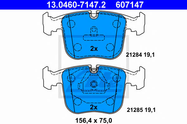 Ate Brake Pad Set, disc brake – price