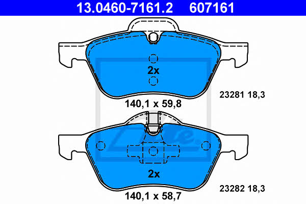 Ate Brake pad set – price 215 PLN