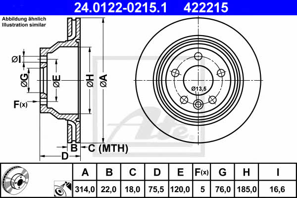 Buy Ate 24012202151 – good price at EXIST.AE!