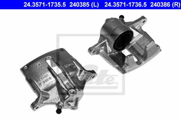 Ate 24.3571-1736.5 Brake caliper front right 24357117365