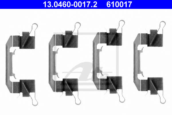 Ate 13.0460-0017.2 Mounting kit brake pads 13046000172