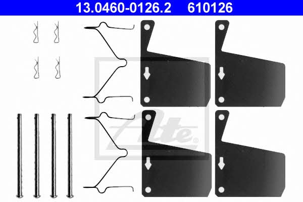 Ate 13.0460-0126.2 Mounting kit brake pads 13046001262
