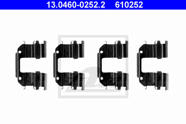 Ate 13.0460-0252.2 Mounting kit brake pads 13046002522