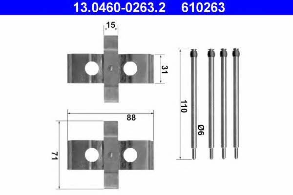 mounting-kit-brake-pads-13-0460-0263-2-22577777