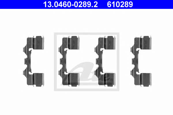 Ate 13.0460-0289.2 Mounting kit brake pads 13046002892