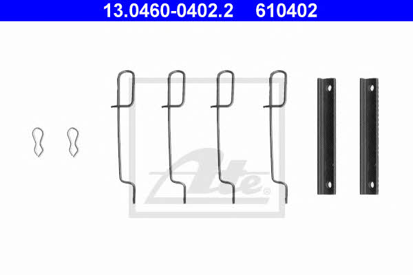 Ate 13.0460-0402.2 Mounting kit brake pads 13046004022