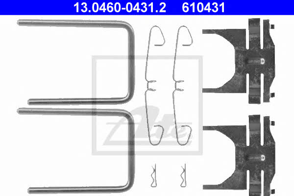 Ate 13.0460-0431.2 Mounting kit brake pads 13046004312