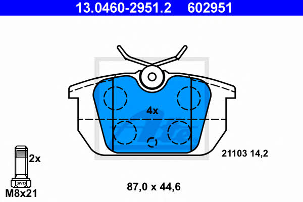 Ate Brake pad set – price 135 PLN