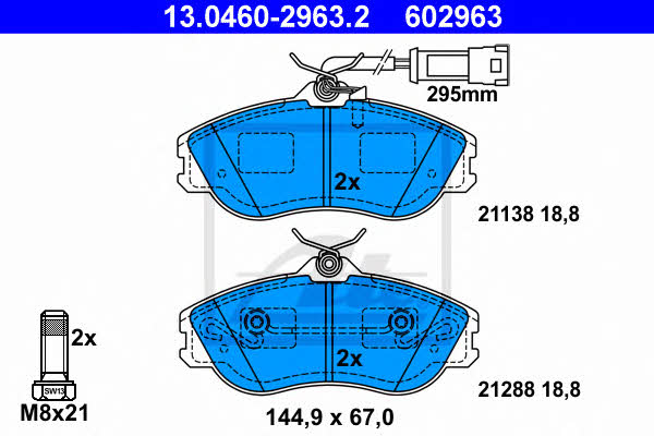 Ate Brake pad set – price [object Object] PLN