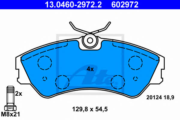 Ate Brake pad set – price 176 PLN