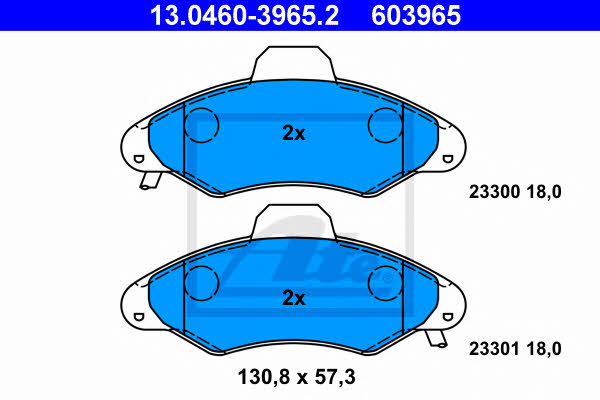 Ate Brake pad set – price [object Object] PLN