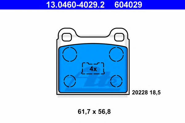 Ate Brake pad set – price [object Object] PLN