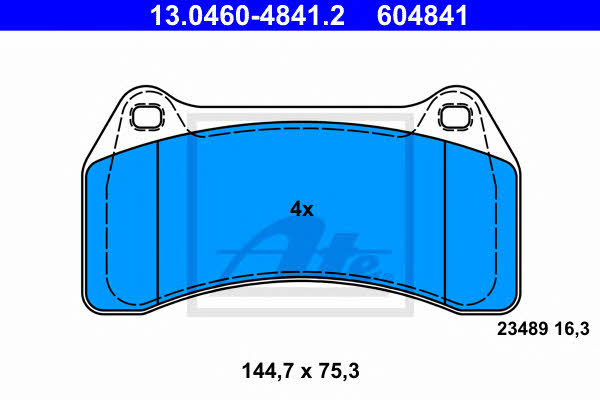 Ate Brake pad set – price 425 PLN