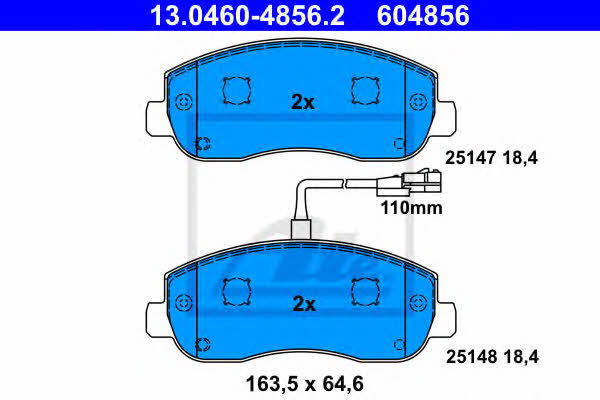 Ate Brake pad set – price 230 PLN