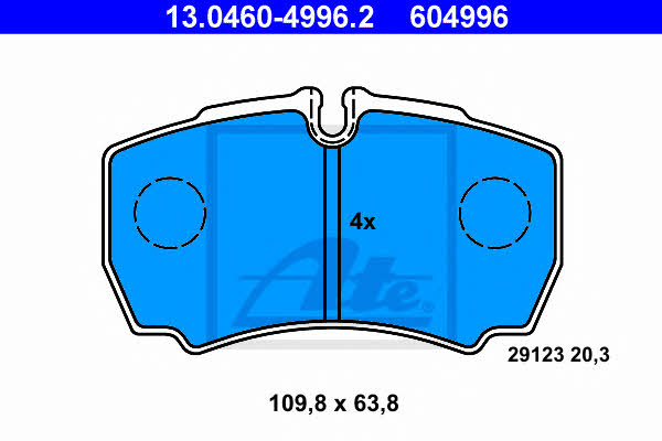 Ate Brake pad set – price 225 PLN