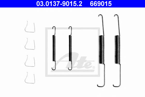 Ate 03.0137-9015.2 Mounting kit brake pads 03013790152