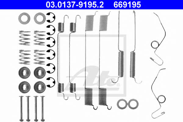 Ate 03.0137-9195.2 Mounting kit brake pads 03013791952