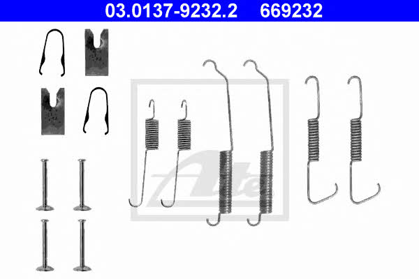 03013792322 Ate Brake pad fitting kit