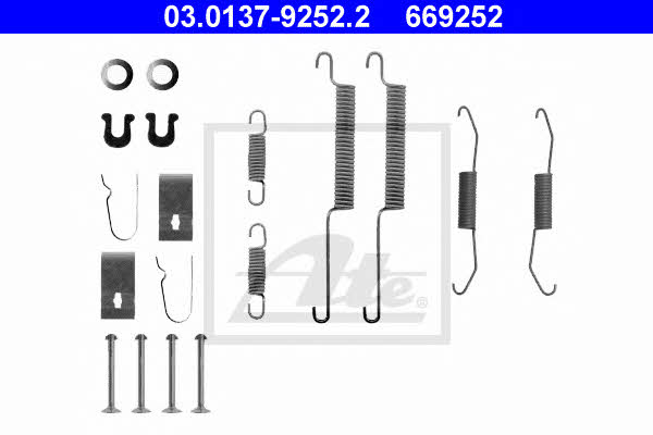 Ate 03.0137-9252.2 Mounting kit brake pads 03013792522