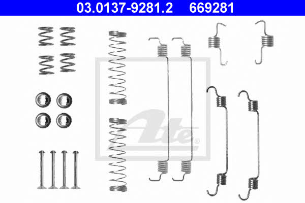 Ate Mounting kit brake pads – price 44 PLN