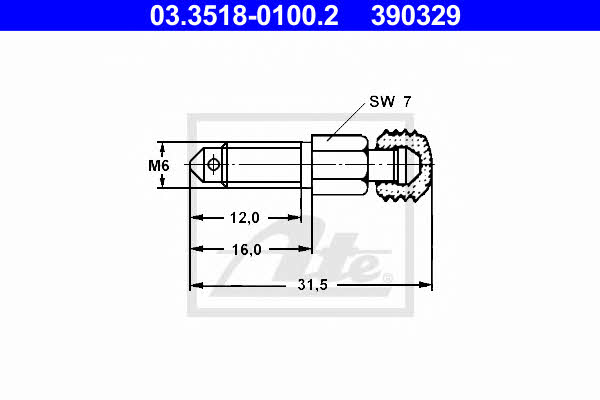 03351801002 Ate Bolt