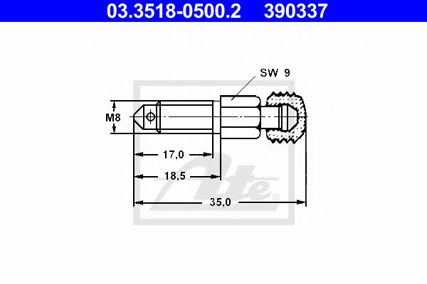 03351805002 Ate Bolt