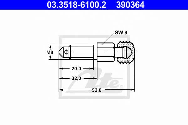 03351861002 Ate Bolt
