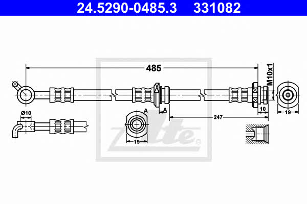 Ate Brake Hose – price [object Object] PLN