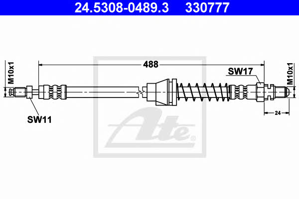 Ate Brake Hose – price [object Object] PLN