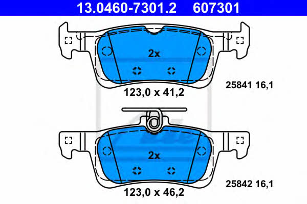 Ate Brake pad set – price 160 PLN