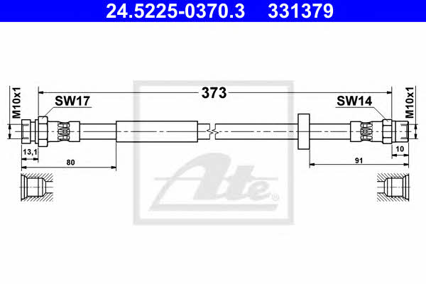 Ate Brake Hose – price [object Object] PLN