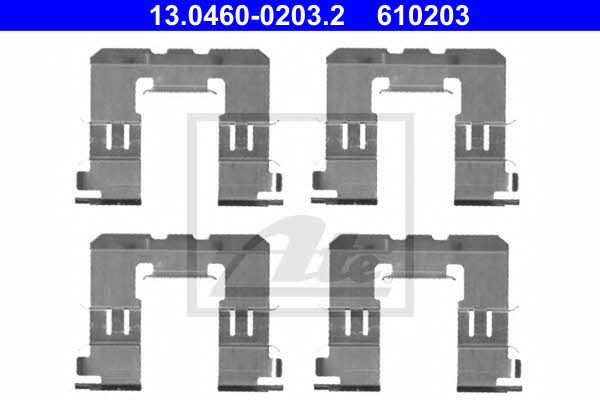 Ate 13.0460-0203.2 Mounting kit brake pads 13046002032