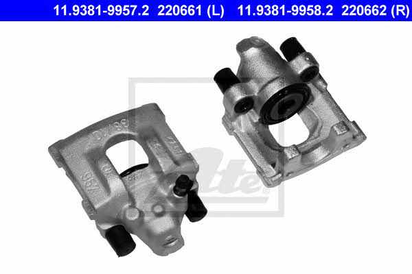 Ate 11.9381-9957.2 Brake caliper rear left 11938199572