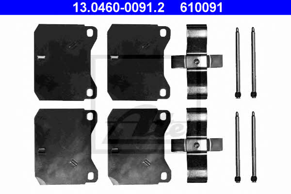 Ate 13.0460-0091.2 Mounting kit brake pads 13046000912