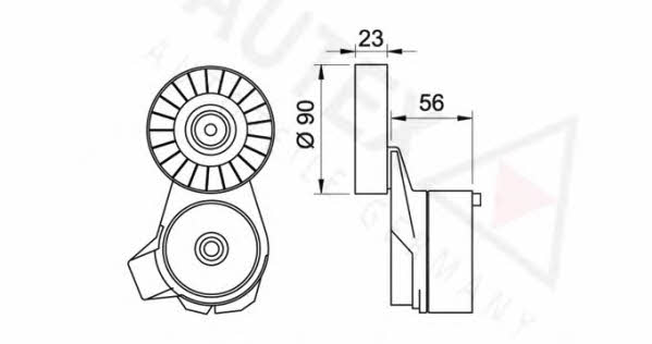 Autex 601380 Belt tightener 601380