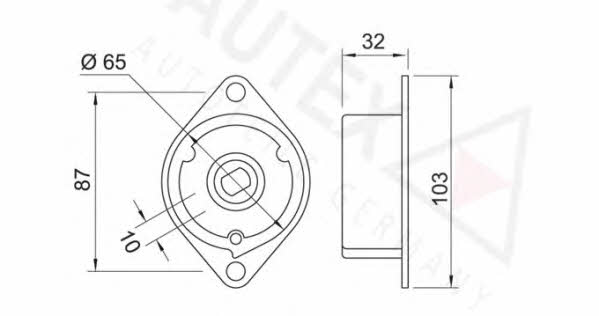 Autex 601996 Belt tightener 601996